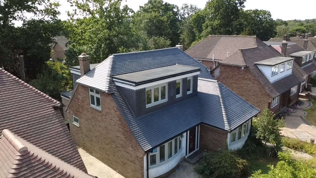 New tiled roof installation in Waterlooville